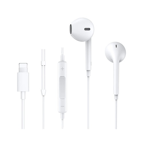 Joyroom Ben Series Lightning Wired Earphone ,white