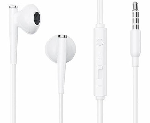 Joyroom Wired Series Half In-Ear Wired Earphones , white