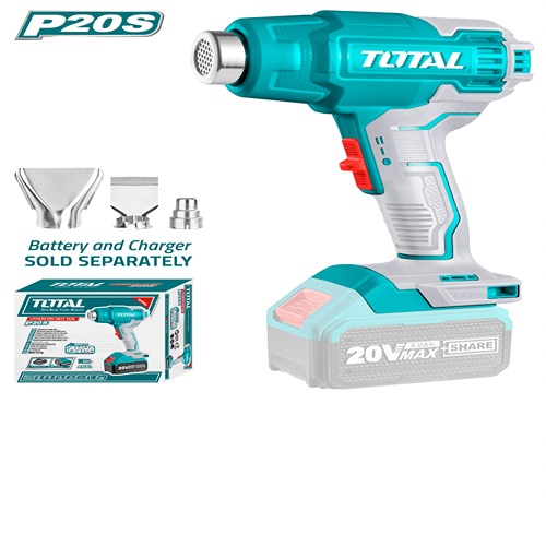 Total Li-ion Heat Gun with nozzles