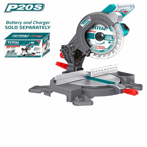 Total Mitre Saw 20V , With Infrared Positioning Light