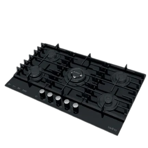 LAVINA gas Built-in 90 cm 5 Burners – Black