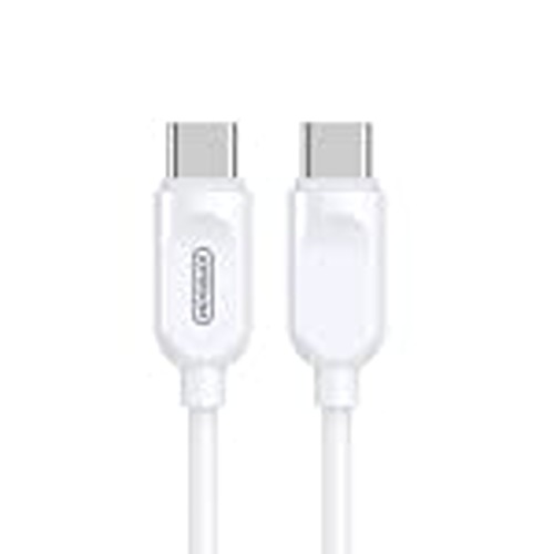 JOYROOM 60W Type-C/USB-C to Type-C/USB-C Fast Charging Cable, Length 1m (White)