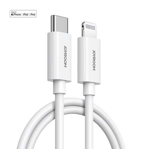 Joyroom Ben Series Fast Charging Lightning Cable, 1.2 m - White