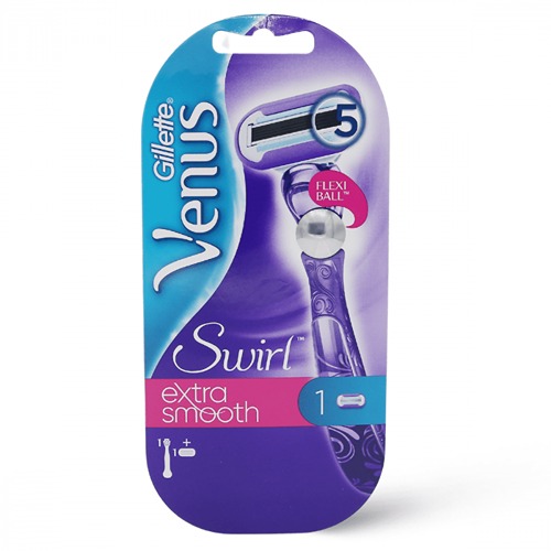 Gillette, Venus, Women Razor, Swirl, Extra Smooth - 1 Pc