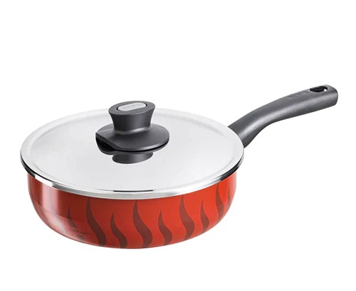 Tefal Tempo Flame Sautepan With Lid , 26cm