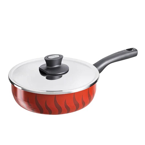 Tefal Tempo Flame Sautepan With Lid , 26cm