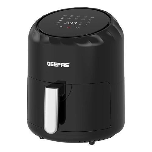 Geepas Digital Air Fryer, Black, 1400W, 3.5 Liter Capacity