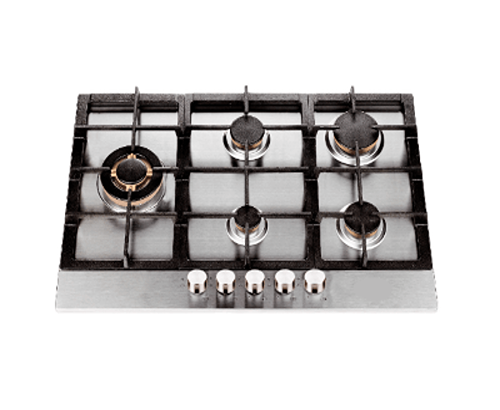 LAVINA built-in Gas Hob 90 cm 5 Burners – Stainless Steel