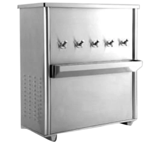 Water cooler, 5 taps, 250 liters, steel, 3/4HP