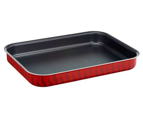 Tefal, Rectangular Oven Tray Size 25 * 19 cm, Red