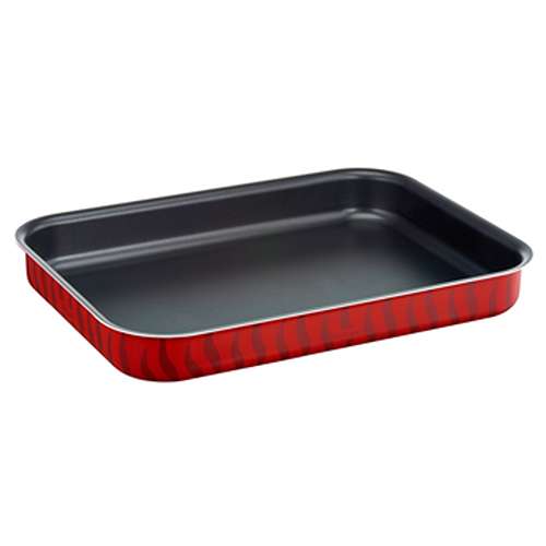 Tefal, Rectangular Oven Tray Size 25 * 19 cm, Red