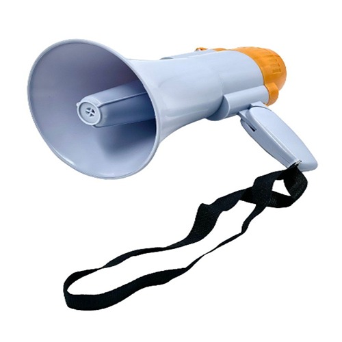 Portable Megaphone Loud Speaker and Siren Record Play , 10W