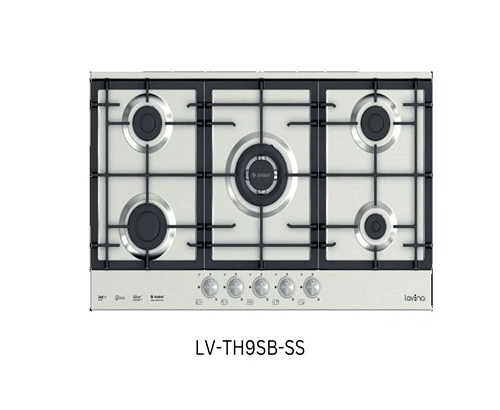 Lavina Gas Built-in 90 cm 5 Burners – Stainless Steel