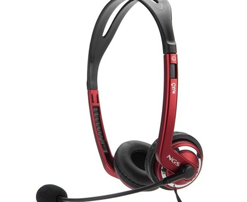 NGS Padded Headset with Adjustable Microphone , Calls /Music 