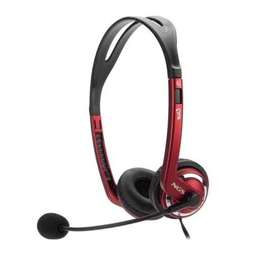 NGS Padded Headset with Adjustable Microphone , Calls /Music 