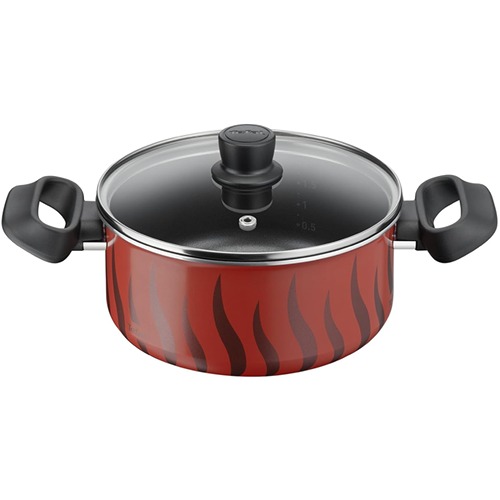 TEFAL Tempo Flame Casserole 26 cm Cooking Pot with Lid