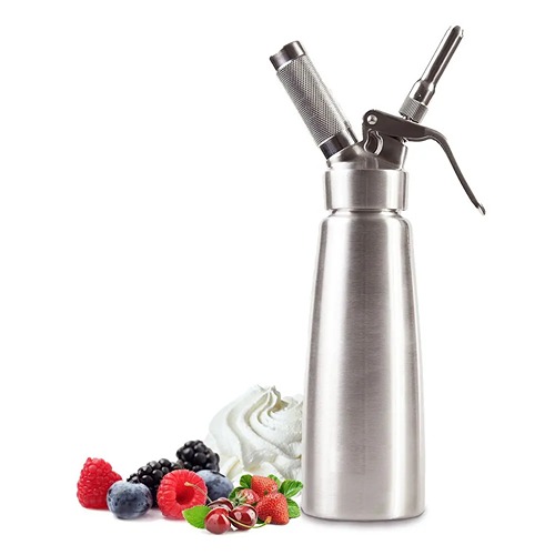 Stainless steel cream whipper 1 liter