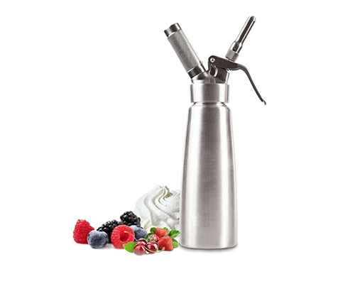 Stainless steel cream whipper 1 liter