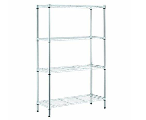 Chrome Plated Shelving Unit 120 cm