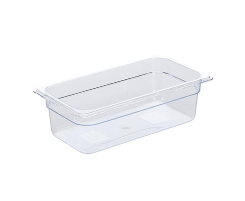 CLEAR PLASTIC GN CONTAINER